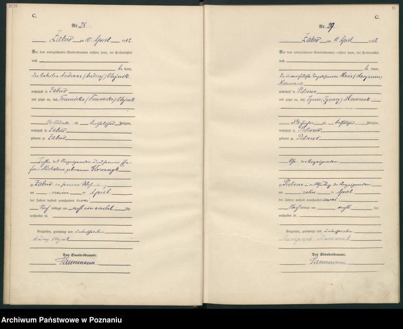 Obraz 17 z jednostki "Sterbe-Haupt-Register"