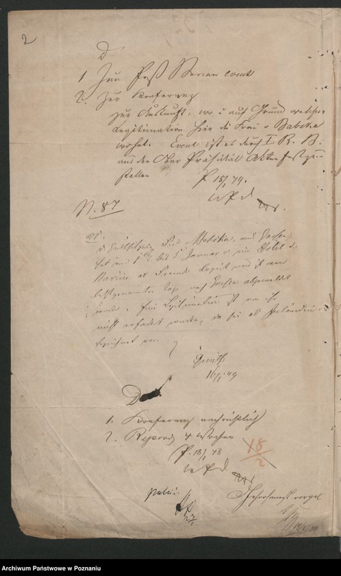 Obraz 5 z jednostki "A. betr. den polnischen Flüchtling Leon von Babski"