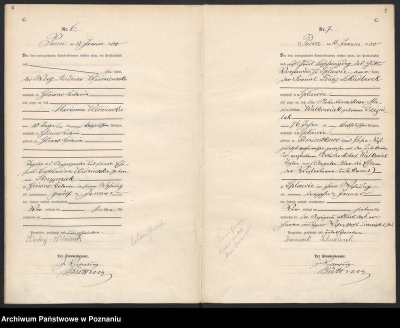 Obraz 6 z jednostki "Księga miejscowa zgonów"