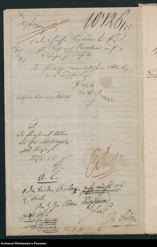 Obraz 7 z jednostki "A. betr. Adam von Łuszczewski"