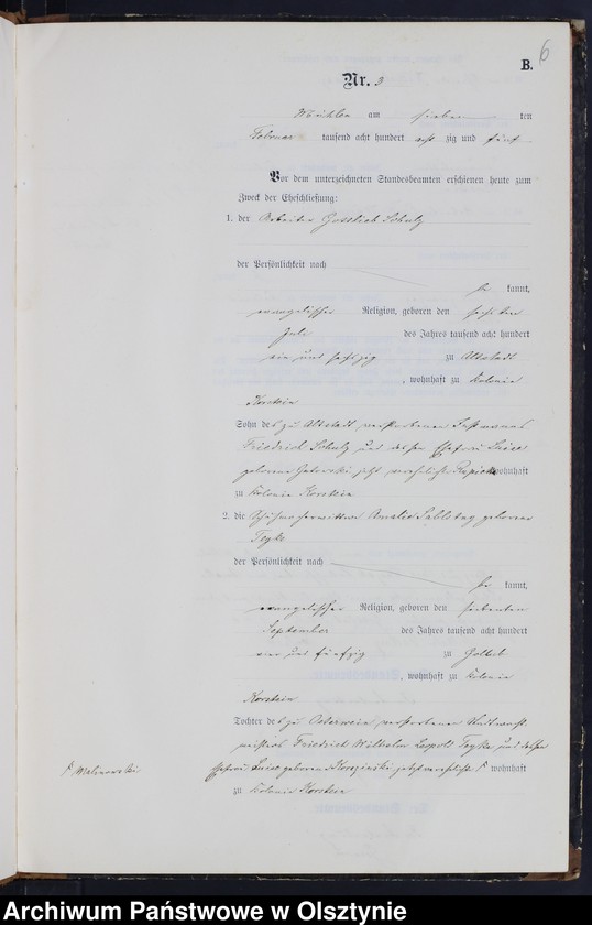 image.from.unit.number "Heiraths-Neben-Register Nr 1 - 40"