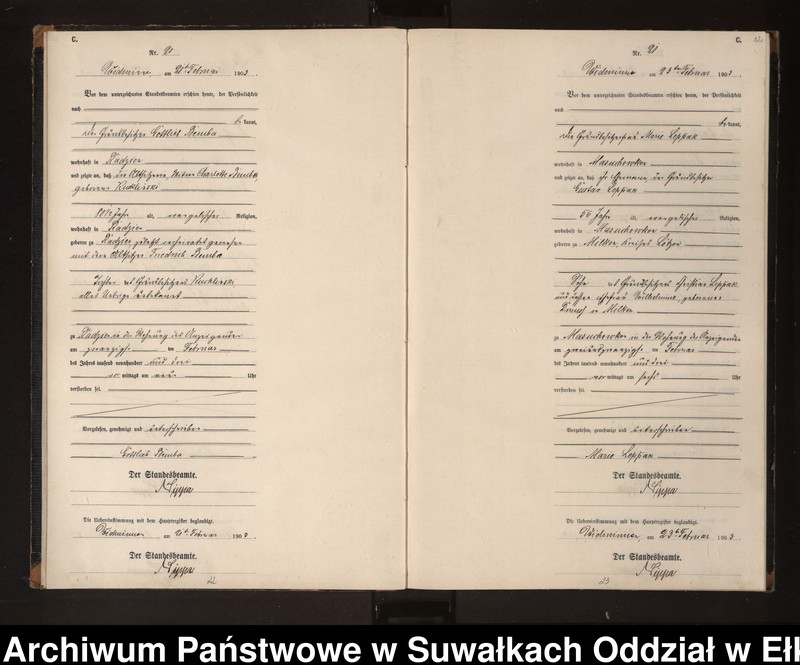 image.from.unit.number "Sterbe-Neben-Register des Preussischen Standes-Amtes Widminnen Kreis Loetzen"
