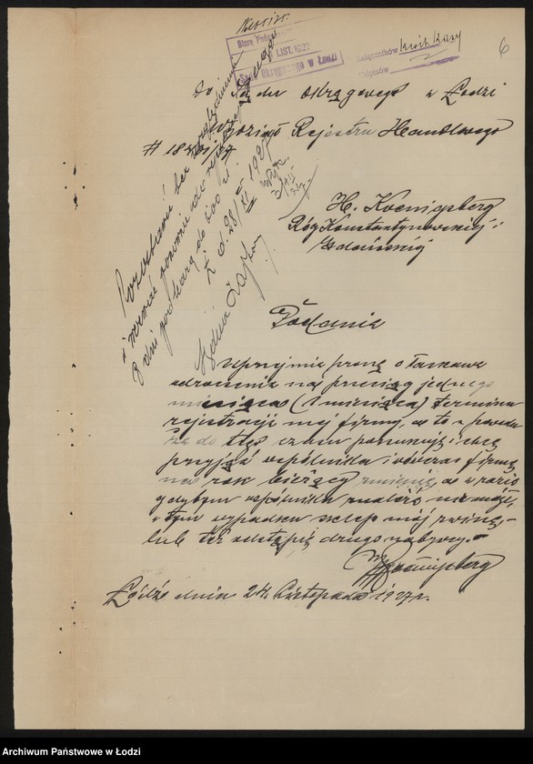 Obraz 8 z jednostki "Chaim Wolf Kenigsberg – skład farb ziemnych i malarskich"