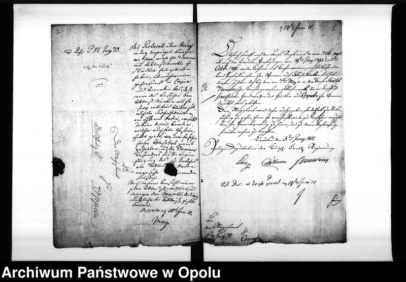 Obraz 9 z jednostki "Acta betreffend das verbothwidrige Beziehen der Ablass - und andern Märkte mit Waaren und Getränke vol I de anno 1809 bis"
