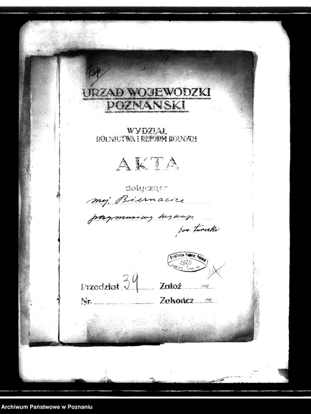 Obraz 4 z jednostki "Przymusowy wykup majątku Biernacice powiatu tureckiego"