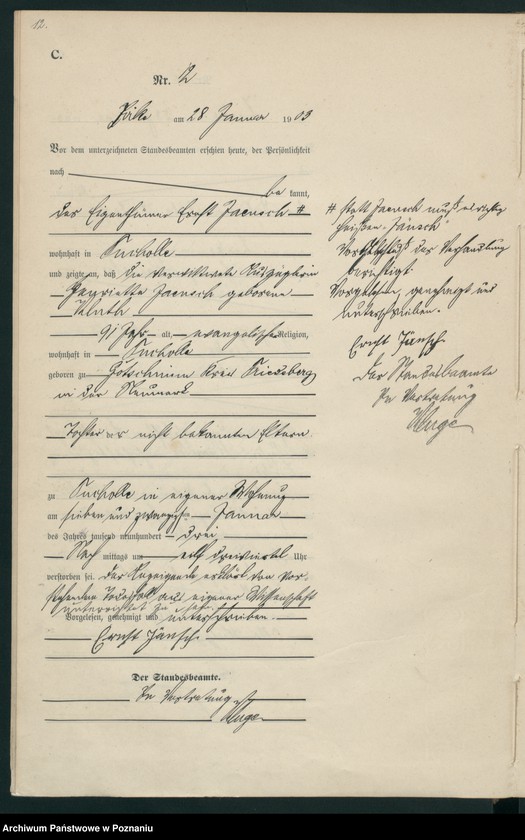 Obraz 15 z jednostki "Sterbe-Haupt-Register"