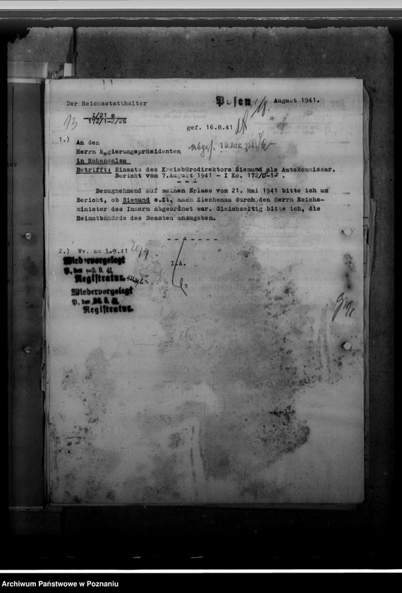 Obraz 18 z jednostki "Schmiedeskamp und Siegmund - komisarze obwodowi"