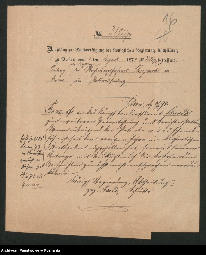 Obraz 19 z jednostki "A. betr. August Charczewski, Rechnungsführer in Iwno"