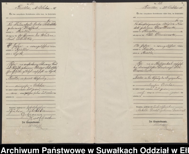 image.from.unit.number "[Sterbe-Haupt-Register des Königlichen Preussischen Standes-Amtes Bialla Kreis Johannisburg]"