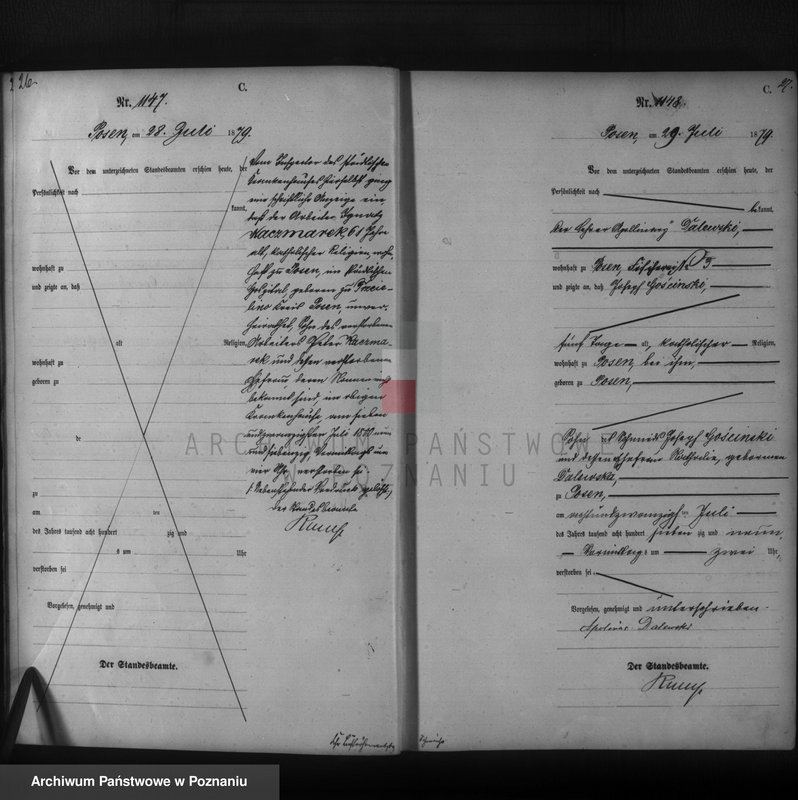 Obraz 15 z jednostki "Księga zgonów t. III"