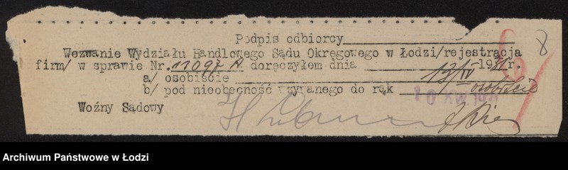 Obraz 10 z jednostki "Halwin – Herszlik Liberman-handel win i wódek"