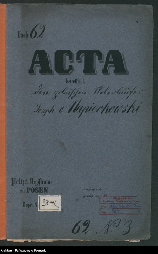 Obraz 2 z jednostki "A. betr. Josef von Napierkowski"