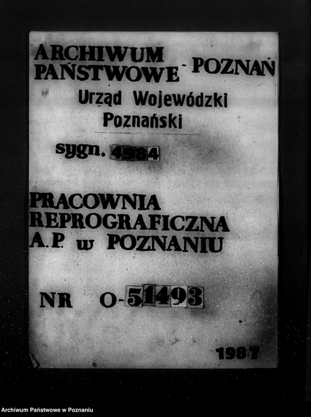 Obraz 1 z jednostki "Zatwierdzenie projektu rządzenia zakładu przemysłowego /Laboratorium Medyczno-Weterynaryjne "Medwet"/ w Poznaniu Fr. Nowakowskiego"