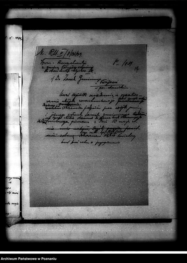 Obraz 12 z jednostki "Rozliczenie z gminą Połajewo odnośnie rozparcelowanego obszaru dworskiego Młynkowo powiatu czarnkowskiego"