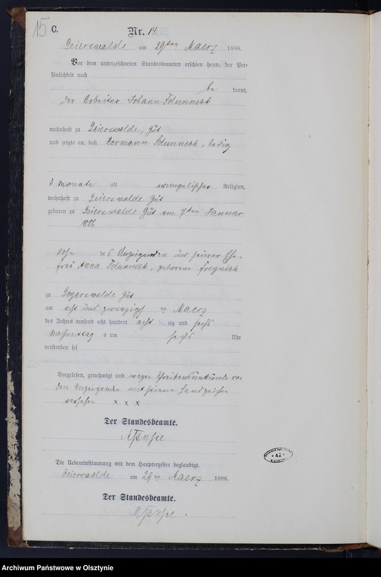 image.from.unit.number "Sterbe-Neben-Register Nr 1 - 58"