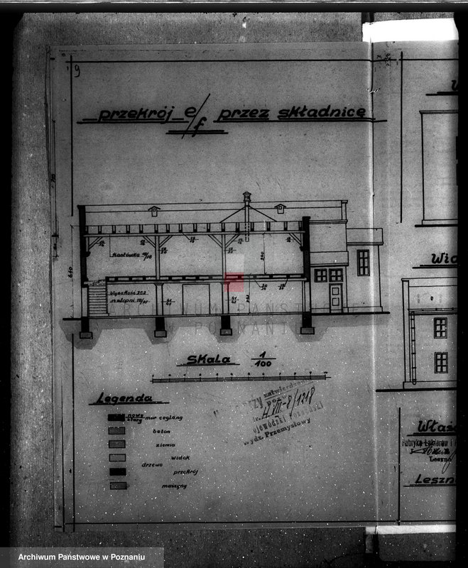 Obraz 13 z jednostki "Zatwierdzenie zakładu przemysłowego /fabryki farb/ H. Perek w Lesznie"