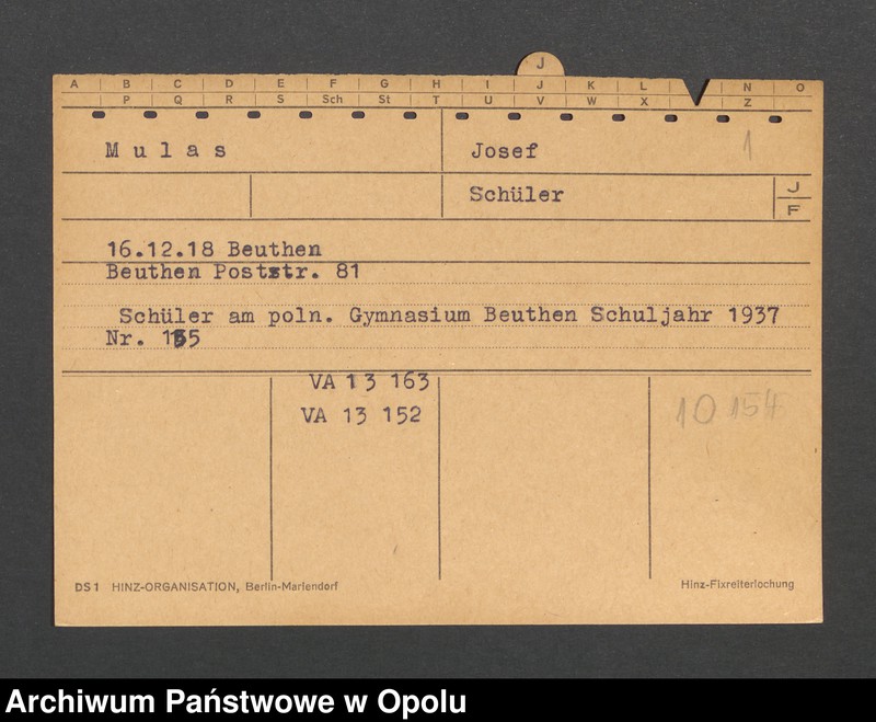 Obraz 3 z jednostki "[Mulas Josef, ur. 16.12.1918 Beuthen]"