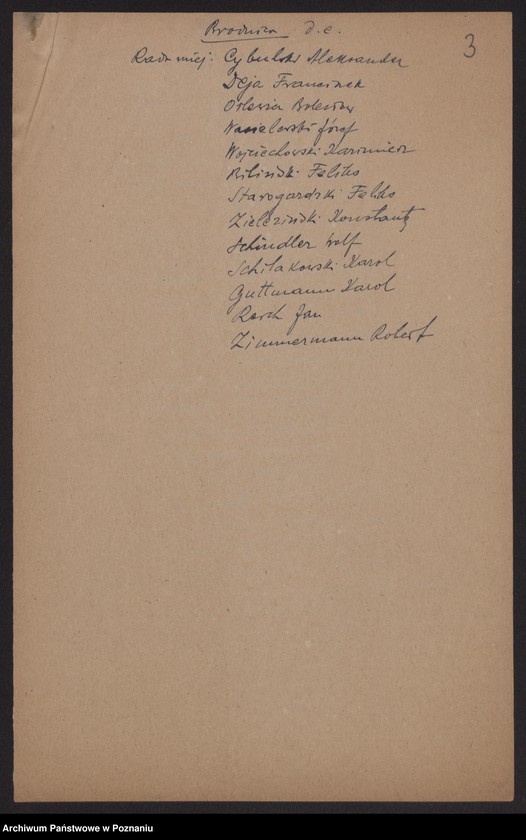 Obraz 5 z jednostki "[Spis urzędników magistratów i członków rad miejskich województwa pomorskiego]"