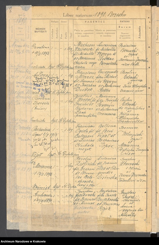 image.from.unit.number "Księga urodzeń - Brzesko"