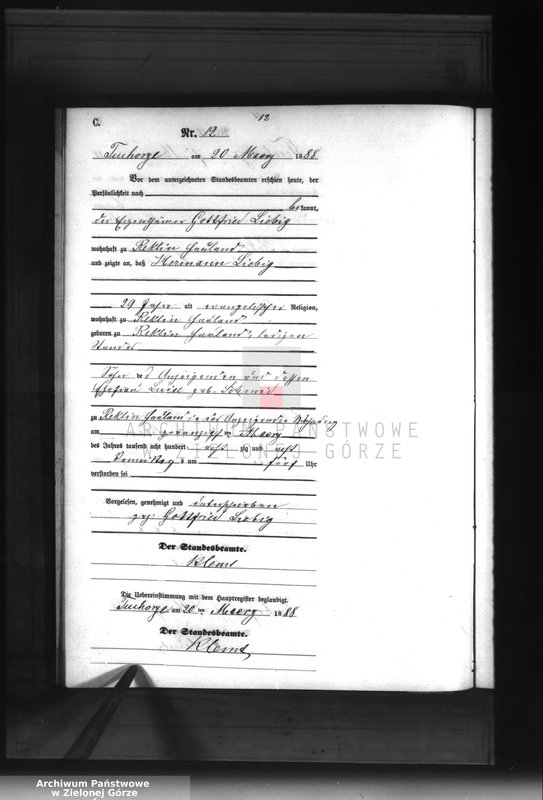 Obraz 15 z jednostki "Sterbe-Neben-Register"