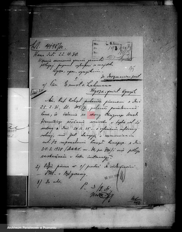 Obraz 20 z jednostki "Przymusowy wykup majątku Wyrza powiatu wyrzyskiego"