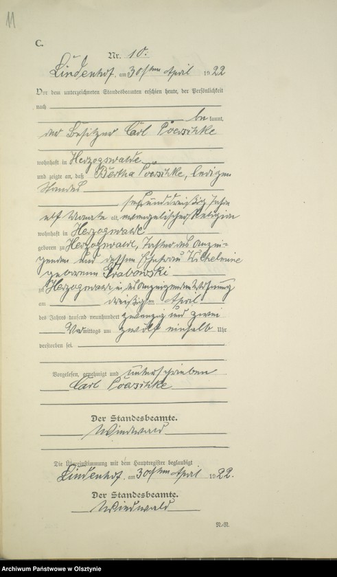 image.from.unit.number "Sterbe-Register /Neben-Register/ Nr 1 - 30"