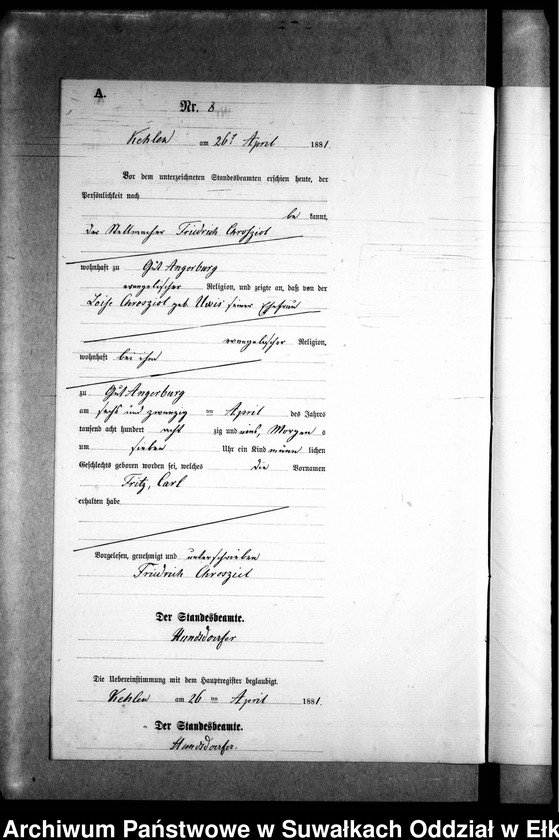 image.from.unit.number "Geburts-Neben-Register des Preussischen Standes-Amtes Kehlen Kreis Angerburg"