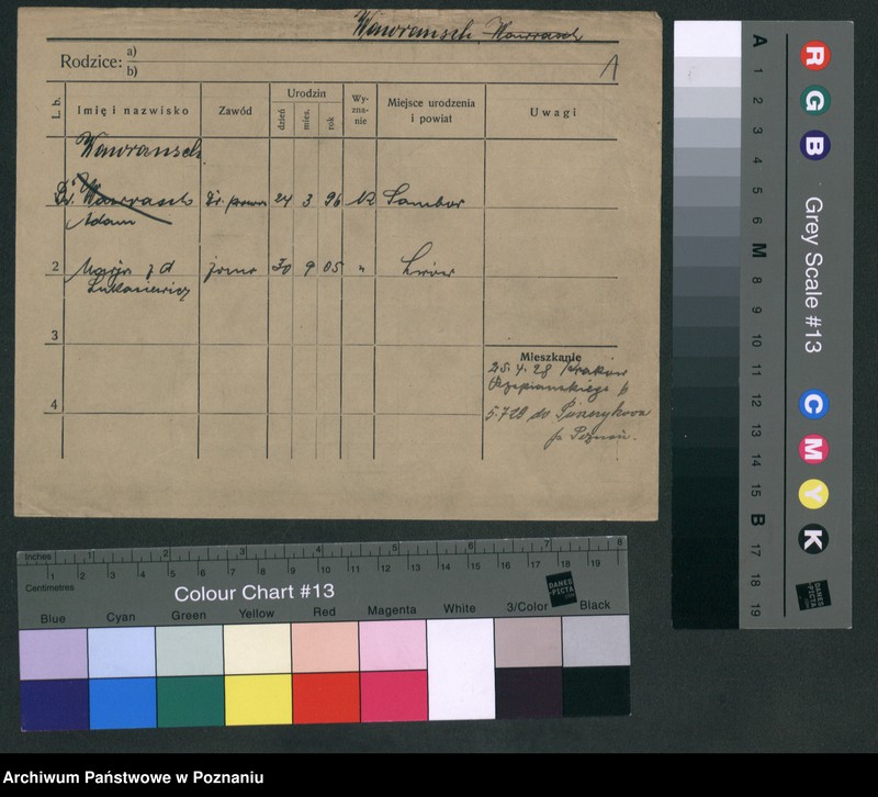 Obraz 6 z jednostki "Waszyński - Wawrzyniak (żonaci, wdowy)"