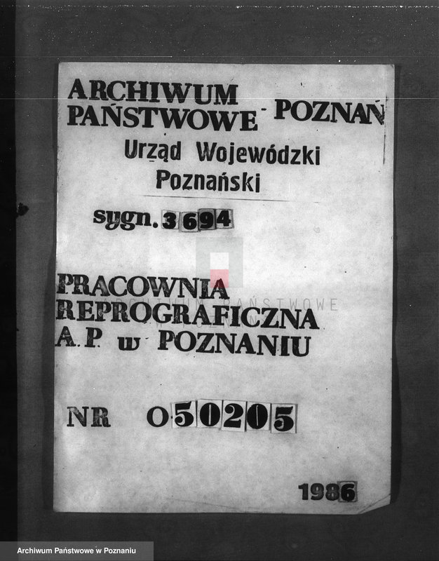 Obraz 1 z jednostki "Nadzór nad gospodarką w lasach majętności Nieszawa powiat obornicki"