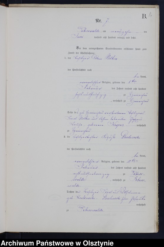 image.from.unit.number "Heiraths-Neben-Register Nr 1 - 20"