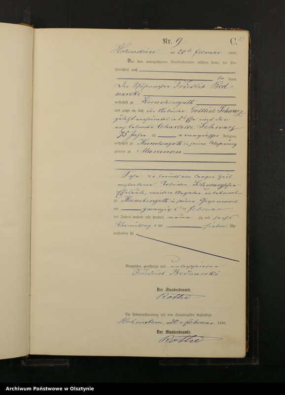 image.from.unit.number "Sterbe-Neben-Register Nr 1 - 77"