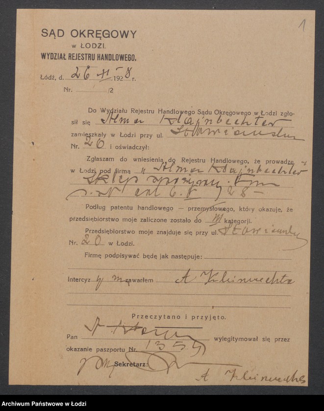 Obraz 3 z jednostki "Alma Kleinbechter - sklep spożywczy"