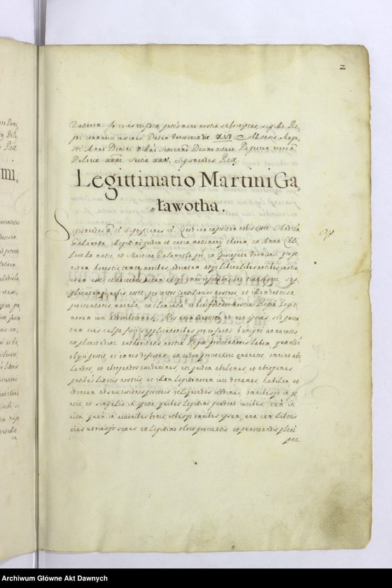 image.from.unit.number ""Regestrum secundum privilegiorum - - ad relationem - - Andreae Lipski a Lipe - - R.P. vicecancellarii"."