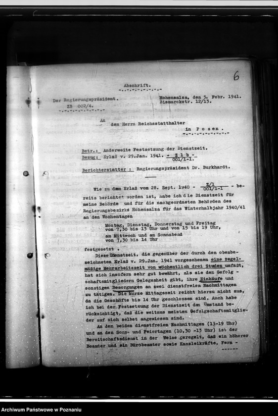 Obraz 10 z jednostki "Dienstzeit bei den Behörden"