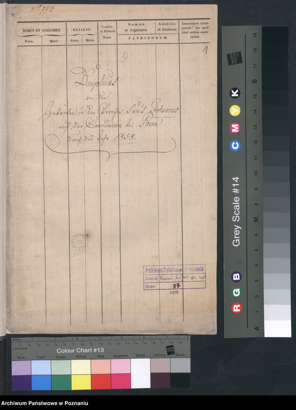 Obraz 2 z jednostki "Księga urodzeń"