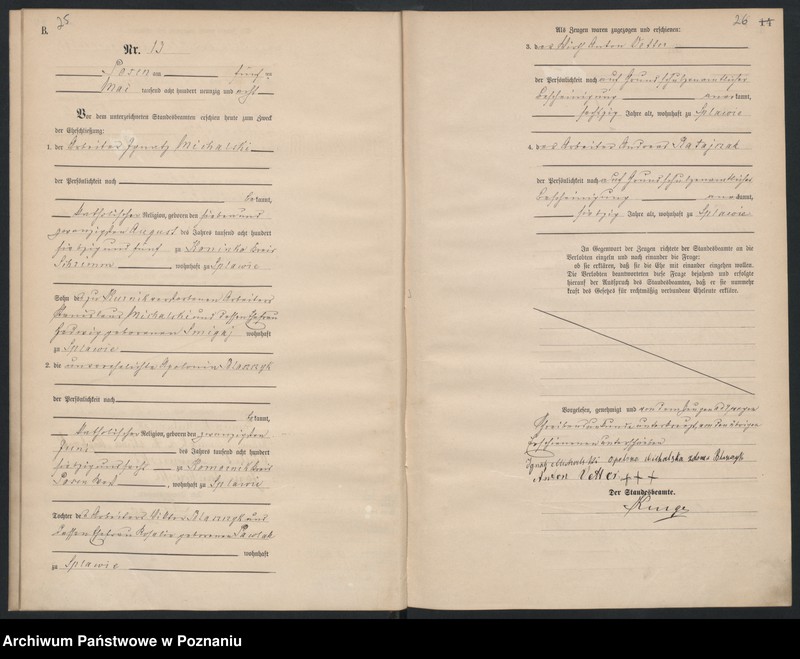 Obraz 15 z jednostki "Księga małżeństw"