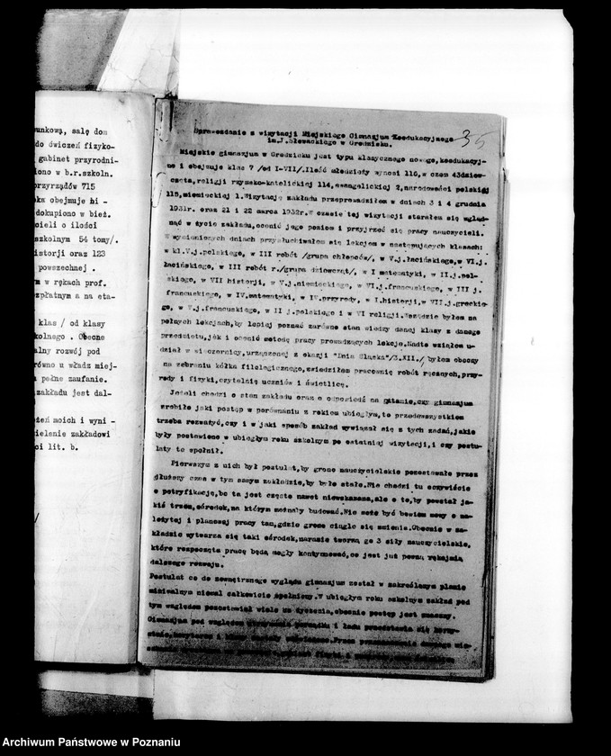 Obraz 8 z jednostki "Prywatne Miejskie Gimnazjum Koedukacyjne- Międzychód- [sprawozdania z wizytacji]"