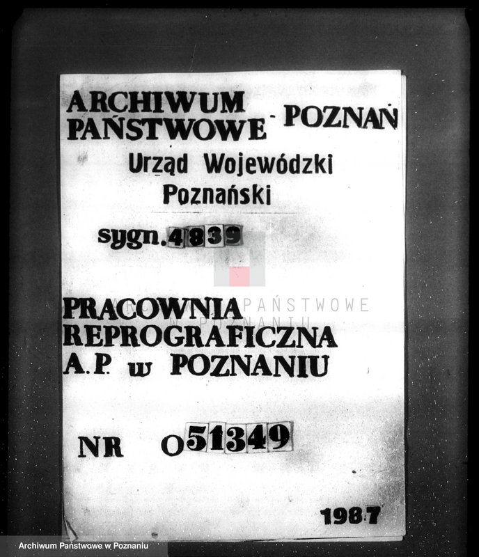 Obraz 20 z jednostki "Zatwierdzenie zakładu przemysłowego /wytwórni galanterii celuloidowej/ Mańkowskiej Reginy w Poznaniu"