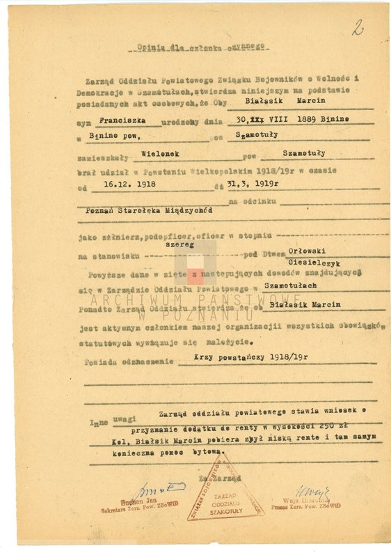 Obraz 18 z jednostki "Życiorysy powstańców wielkopolskich: B - tom lll /Białasik Marcin - Błoch Stanisław/."