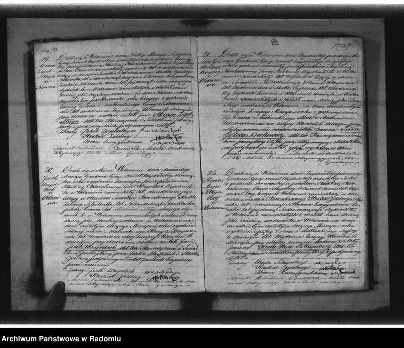 image.from.unit.number "Duplikat parafij Żydowskiej Wolanów z r. 1839"