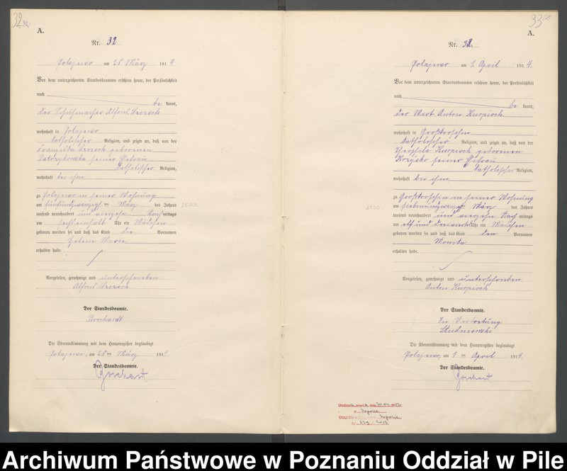 Obraz 19 z jednostki "Księga urodzeń"