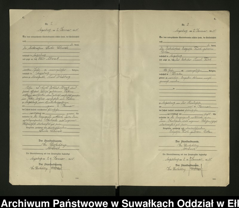 image.from.unit.number "[Sterbe - Register (Neben - Register) Standesamt Angerburg einschl. der Bezirke Gr. Strengeln, Kehlen und Prinowen]"