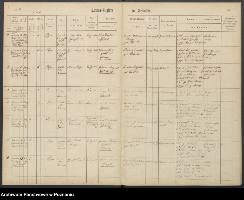 Obraz 5 z jednostki "Duplikat der Taufregister, Trauregister, Todtenregister"