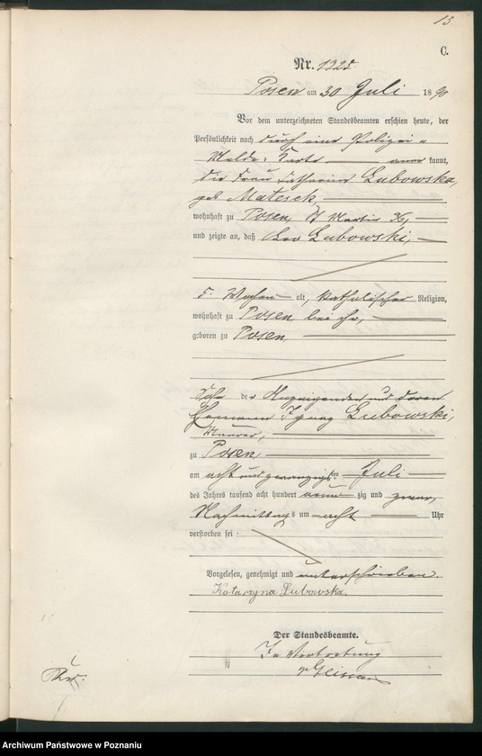 Obraz 16 z jednostki "Księga zgonów t. IV"