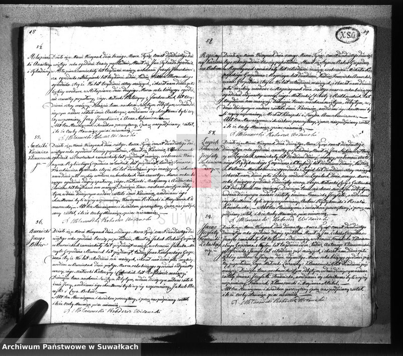 image.from.unit.number "Duplikat parafij wiżaynskiey z roku 1829"