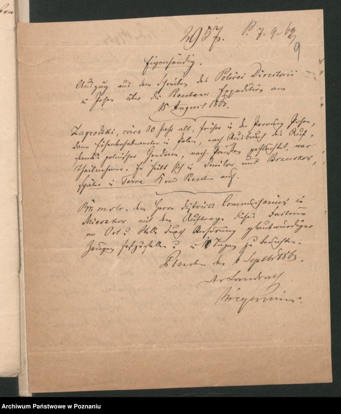 Obraz 13 z jednostki "A. betr. die Familie von Zagrodzki"