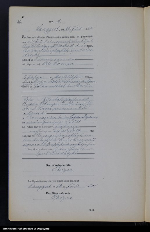 image.from.unit.number "Sterbe-Neben-Register Nr 1 - 23"