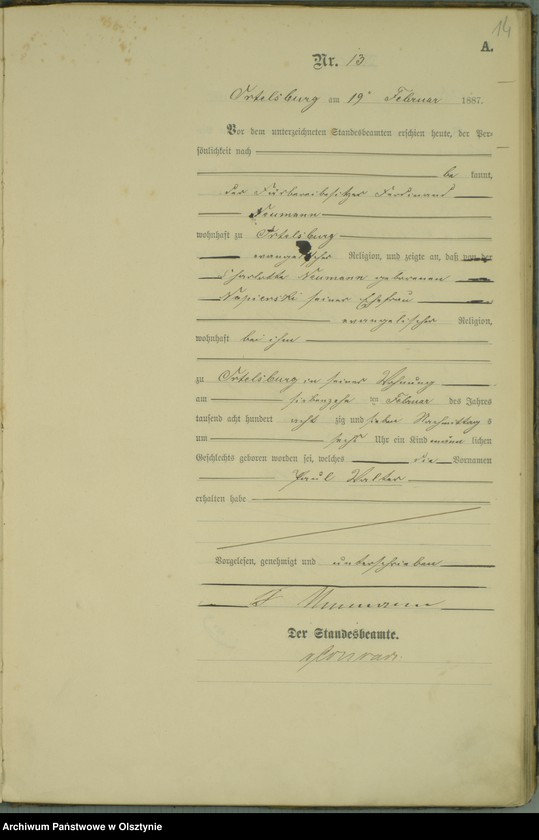 image.from.unit.number "Geburts-Haupt-Register Nr 1 - 106"