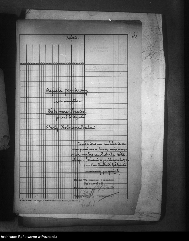 image.from.unit.number "Rejestr pomiarowy majątków Kotomierz-Trzebień powiatu bydgoskiego"
