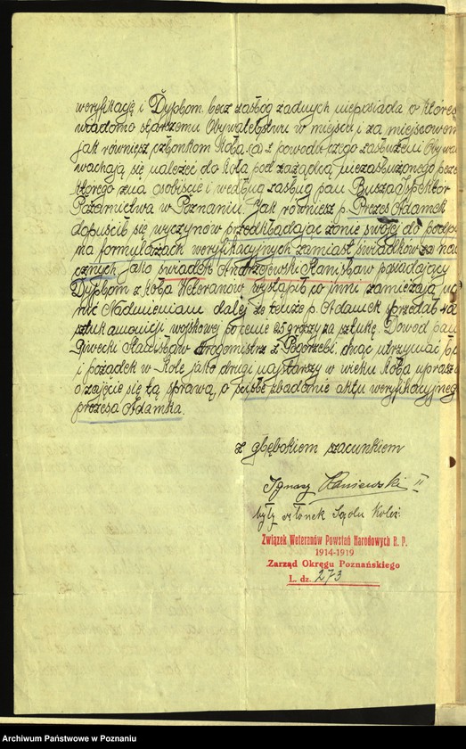 Obraz 15 z jednostki "Pogorzela, powiat Krotoszyn - akta koła."